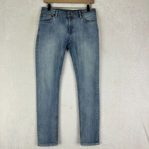 Nudie Jeans Skinny Lin Jeans Size 30x28 Indigo Victim Organic Cotton Stretch